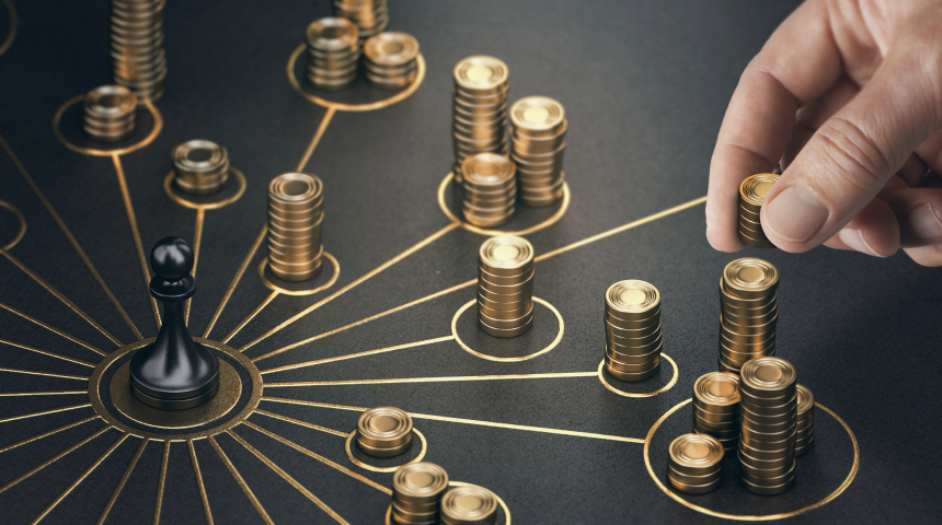 연속 흑자 경영을 의미하는 이미지