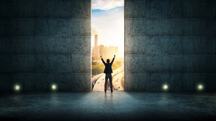 무한한 발전 가능성을 나타내는 이미지